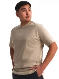 Uniqlo Мужская футболка свободного кроя с V-образным вырезом (короткий рукав натуральный L