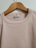 Uniqlo Женская футболка футболка хлопок 12 розовый L