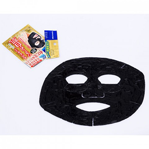 KOSE COSMEPORT "Clear Turn" Увлажняющая маска, сужающая поры, с углем и растительными экстрактами (осветляющий эффект) .