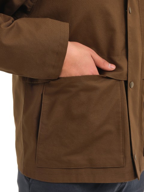 Uniqlo Удобный короткий блузон коричневый XL