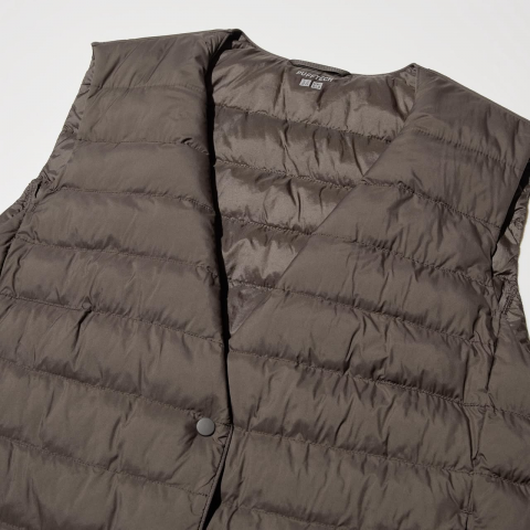 Uniqlo Жилет Puff Tech Compact  37 КОРИЧНЕВЫЙ М