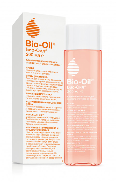Bio-Oil Масло косметическое от шрамов, растяжек, неровного тона 200 мл