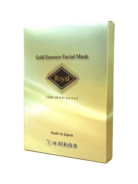 Royal Антивозрастная маска для лица с золотой эссенцией, разглаживает морщины, придает коже упругость и эластичность, 4шт