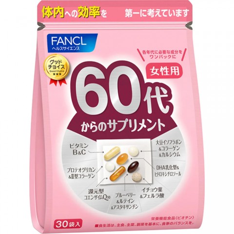 FANCL витаминно-минеральный комплекс для возраста 60+