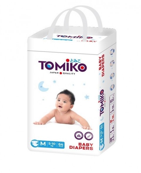 TomiKo Подгузники М (5-10 кг), 64 шт