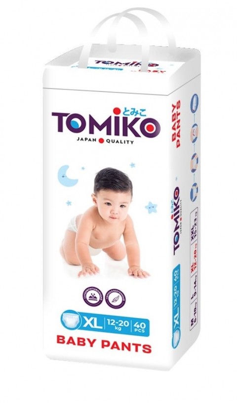 TomiKo Трусики-подгузники ХL (12-20 кг), 40 шт