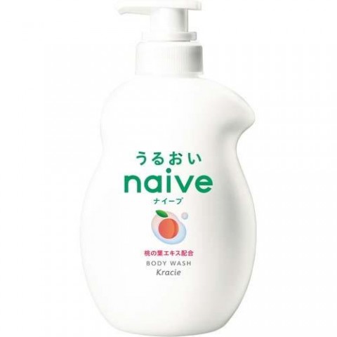 Kracie "Naive"Жидкое мыло для тела с экстрактом листьев персика