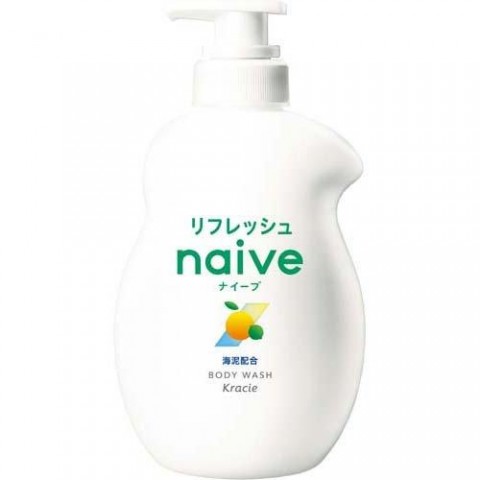 Kracie "Naive"Жидкое мыло для тела с экстрактом морского ила