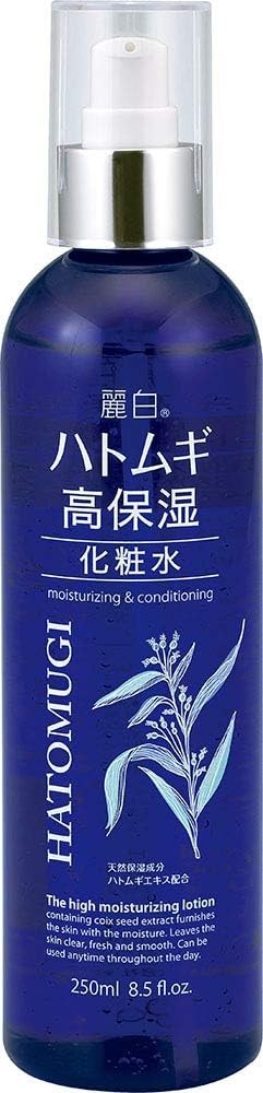 Reihaku Hatomugi Интенсивно увлажняющий лосьон-желе для лица с экстрактом семян коикса, гиалуроновой кислотой и коллагеном, 250 мл.