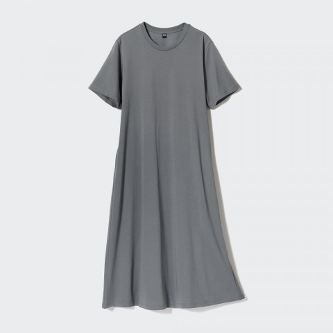Uniqlo Хлопковое платье AIRism (118см) 08 серый XL