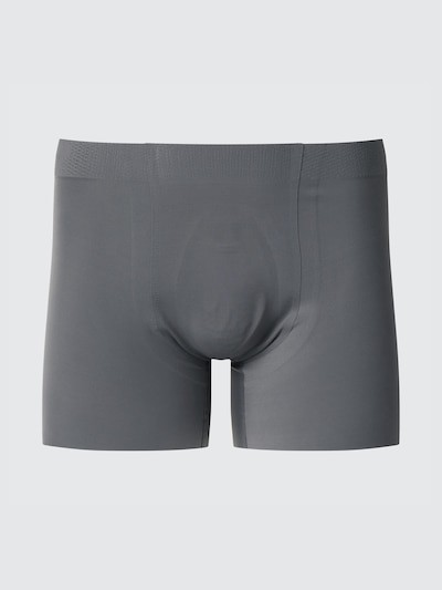 Uniqlo мужские хлопковые трусы бесшовные серый XXL