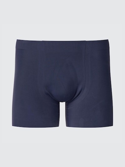 Uniqlo мужские хлопковые трусы бесшовные синий XXL