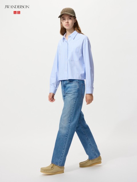 Uniqlo Женские брюки ТЕМНО СИНИЙ 34 размер