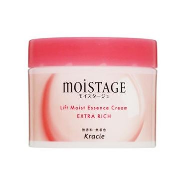 KRACIE "Moistage" Интенсивно увлажняющий и питательный крем-эссенция для лица против морщин