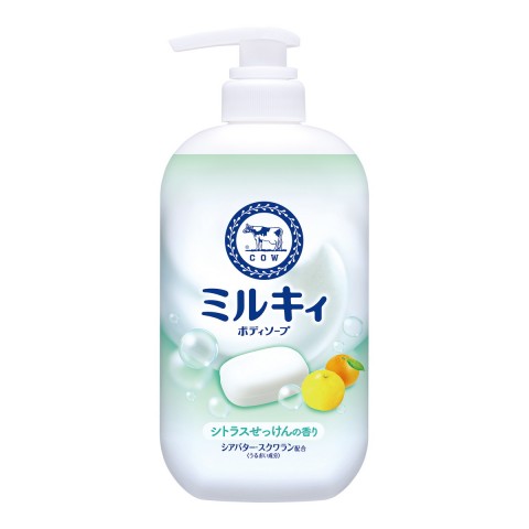 COW BRAND Milky Body Soap Молочное жидкое мыло для тела  с нежным цитрусовым ароматом, COW 550 мл