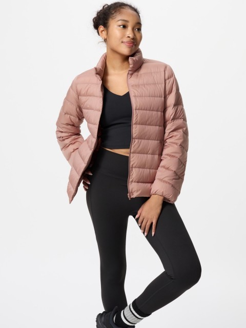 Uniqlo Женский ультралегкий пуховик розовый XL