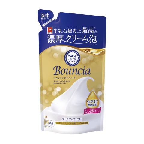 COW BRAND "Bouncia" Увлажняющее cливочное жидкое мыло для рук и тела с цветочным ароматом