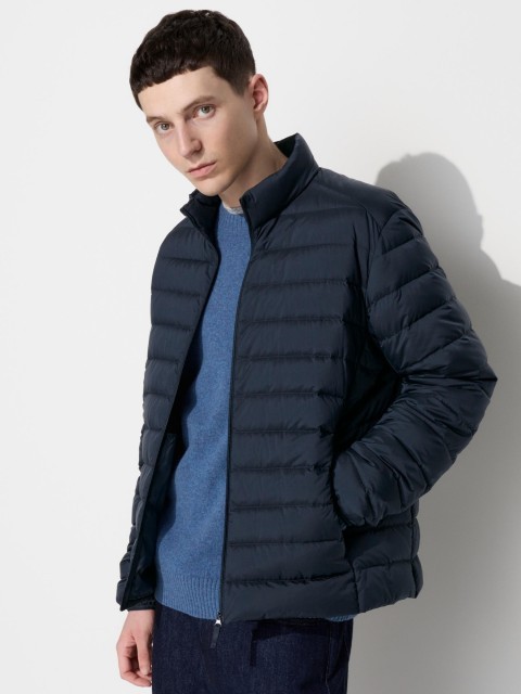 Uniqlo Мужская ультра легкий пуховик  Xl (синий)