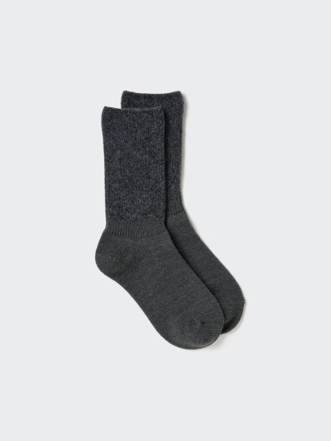 Uniqlo Носки Heattech 07 СЕРЫЙ 24-26