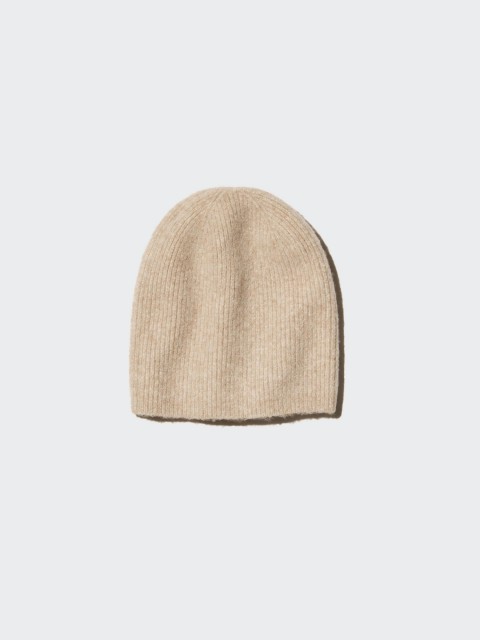 Uniqlo Вязаная шапочка из пряжи  БЕЖ
