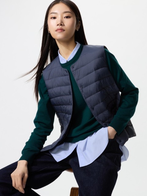 Uniqlo Жилет Puff Tech Compact 69 СИНИЙ XXL