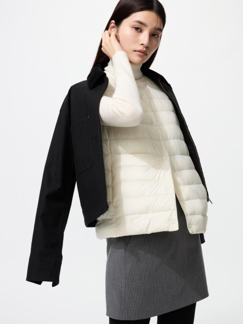 Uniqlo Жилет Puff Tech Compact 01 БЕЛЫЙ L