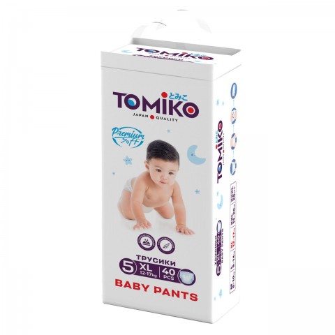 TomiKo Трусики-подгузники Premium Soft ХL (12-17 кг), 40 шт