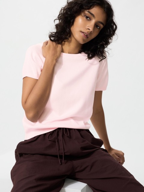 Uniglo Женская кофта защита от ультрафиолета РОЗОВ ХXL