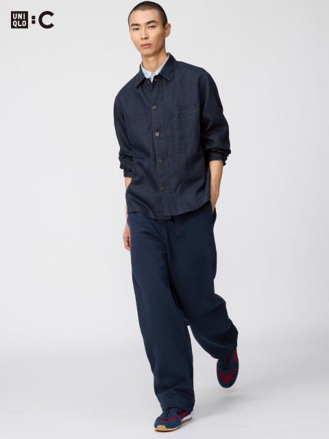 Uniqlo Спортивные брюки удлиненные синий 3XL