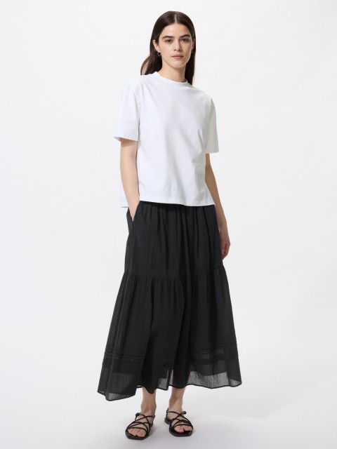 Uniqlo Хлопковая футболка AIRism 00 БЕЛЫЙ XL