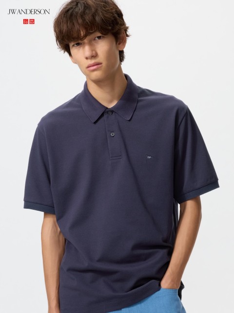 Uniqlo Рубашка-поло 63 синий M