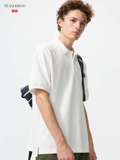 Uniqlo Рубашка-поло 00 БЕЛЫЙ XXL