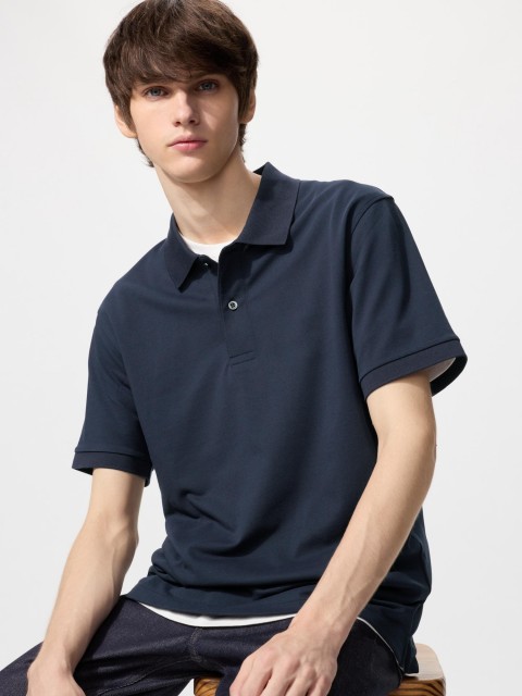 Uniqlo Рубашка-поло 69 синий M