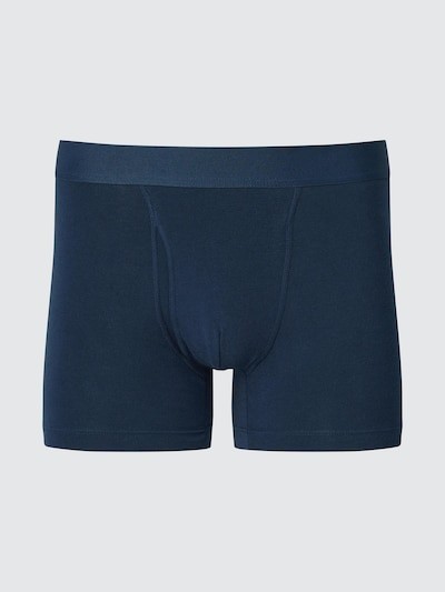 Uniqlo Хлопковые боксер трусы 69 синий XXL