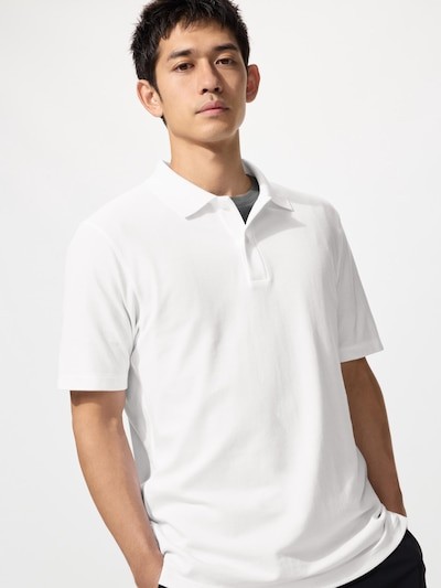 Uniqlo Поло-рубашка AIRism 00 БЕЛЫЙ L