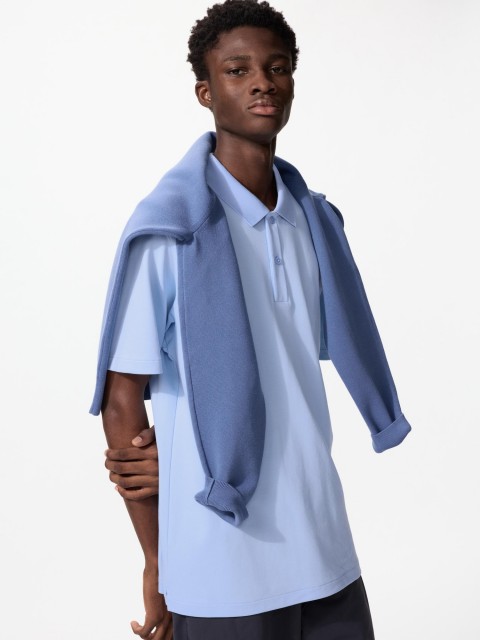 Uniqlo Поло-рубашка AIRism УНИ 62 СИНИЙ S