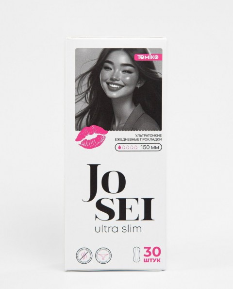 Ультратонкие ежедневные женские прокладки JOSEI ULTRA SLIM (150 мм/1 капля)