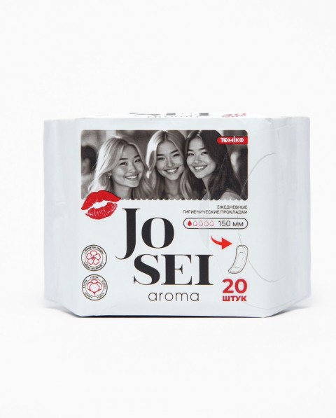 Ежедневные женские прокладки JOSEI AROMA (150 мм/1 капля)