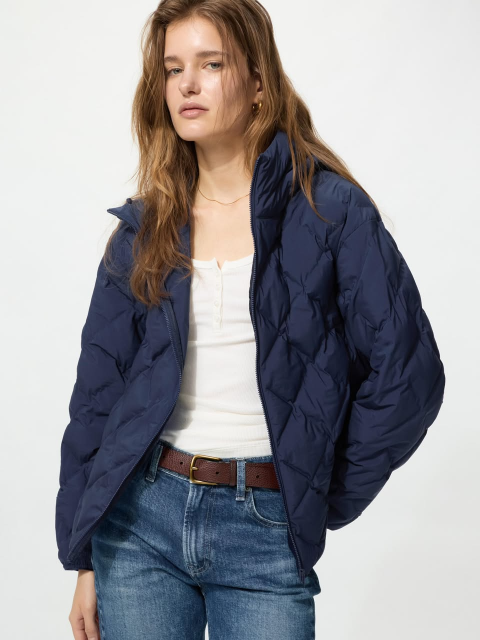 Uniqlo Парка Puff Tech 06 Синий ХХL