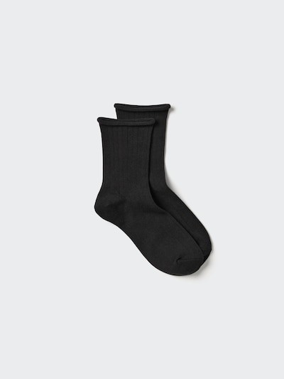Uniqlo Носки Heattech 09 ЧЕРНЫЙ 24-26
